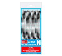 Peco ST-3014 Setrack Standard Curve Track Radius 2 263.5mm (8)