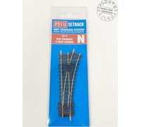 Peco ST-5 scambio destro raggio 228 mm 22,5° - scala N