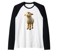 Pecora Agnello Piccola Pecora Domestica Pastore Pecore Dolci Maglia con Maniche Raglan