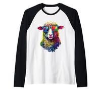 Pecora Agnello Piccola Pecora Domestica Pastore Pecore Dolci Maglia con Maniche Raglan