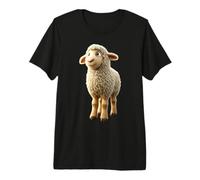 Pecora Agnello Piccola Pecora Domestica Pastore Pecore Dolci Maglietta Premium