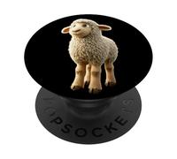 Pecora Agnello Piccola Pecora Domestica Pastore Pecore Dolci PopSockets PopGrip Adesivo