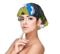 Pecora dal naso nero delle Alpi svizzere del Vallese Nido Animali Natura,Cuffia da notte elastica in raso per adulti, fascia per capelli in seta regolabile, cuffia da notte elastica per donne
