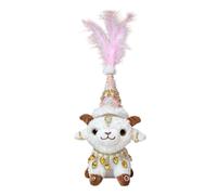 Pecora di Peluche con Collana e Cappello 34,8 cm Simpatico AnimaGiocattolo | Pecora Peluche per il Compleanno, il Soggiorno, la Camera da , Divano, lo Scaffale, Comodino, la Scrivania