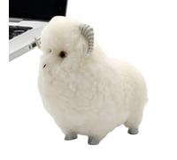 Pecora Di Peluche - Decorazione Realistica Del Giocattolo 'agnello | Bambole Morbide Di Pecora | Per La Casa, Il Dormitorio, Soggiorno, L'ufficio, Il Davanzale Della Finestra, La Camera Da Lett