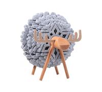 Pecora Forma Sottobicchieri Coppa Pastiglie Isolato Rotondo Feltro Stuoie Casa