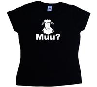 Pecora Muu Maglietta Donna Simpatica