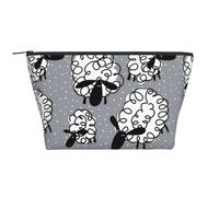 Pecore divertenti, Borsa da toilette Borsa per trucco Borsa per cosmetici Borsa da toilette da viaggio portatile