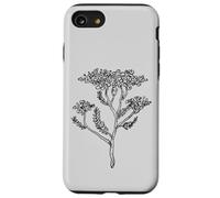 Pecore illustrazione floreale selvatico giardino prato fiorito Custodia per iPhone SE (2020) / 7 / 8