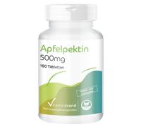 Pectina di mele 1500 mg consumo giornaliero - 180 compresse per 4 mesi VEGAN ...