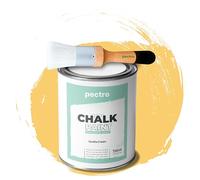 PECTRO Chalk Paint 750 ml con Pennello, Vernice per Mobili (Crema Vaniglia)