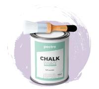 PECTRO Chalk Paint 750 ml con Pennello, Vernice per Mobili (Lavanda Tenue)