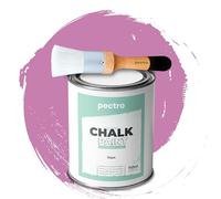 PECTRO Chalk Paint 750 ml con Pennello, Vernice per Mobili (Viola)