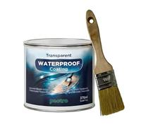 PECTRO Impermeabilizzante Trasparente - Sigillante Impermeabile e Guaina Liquida Anti-Perdita per Terrazzi, Crepe, Finestre e Muri - Rivestimento invisibile per Interni ed Esterni (375 ml, 395g)