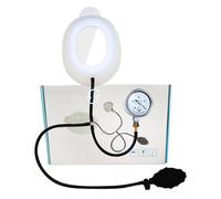 Pectus Excavatum - Tutore a campana a vuoto, ortesi lavabile, per correzione fisica, con manometro in tempo reale, taglia M