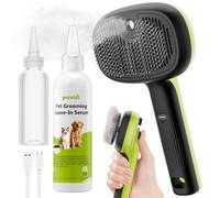 pecute Spazzola a Vapore con 120ml Olio Essenziale, Cat Steamy Brush