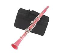 PECY 17 Chiave Clarinetto Bb Tone Tune Rosa Bachelite Clarinetto Con Panno Caso Ance Clip A Fiato Accessori Clarinetto Strumento A Fiato