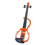 PECY 4/4 Violino Elettrico Set Arancione con Raccordi in Ebano per La Messa A Punto di Sintonia Pioli di Tastiera Violino Studente