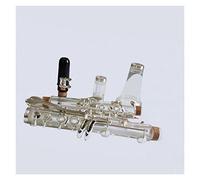 PECY Clarinetto Trasparente 17-key B-drop Clarinetto Con Custodia In Pelle Clarinetto Strumento A Fiato