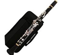 PECY Grenadilla Professionale In Legno Ebano Bb 19 Chiave Clarinetto Argento Placcato Tasti Pad Con Caso Clarinetto Strumento A Fiato