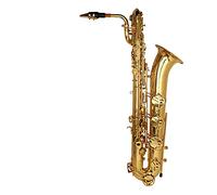 PECY Sassofono Sassofono Baritono in Mi Bemolle Professionale Che Suona Il Sassofono in Ottone Laccato (Color : Surface Baked Gold Paint)