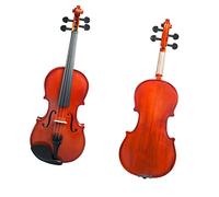 PECY Set di Violino Acustico A Colore Naturale 4/4-1/8 con Arco Violino+sintonizzatore+Ponte+Muto+Case+Stringhe Violino Studente (Color : 4/4)