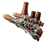 PECY Strumento Clarinetto Corpo In Mogano Placcato Argento C-key Clarinetto Western Giocare Strumento A Fiato Clarinetto Strumento A Fiato