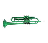PECY Tromba in Si Bemolle Tromba A Colori Tromba in Ottone Importato Color Tromba Opzionale Trombe (Color : Green)