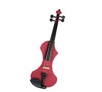 PECY Violino Elettrico 4/4 Set di Violino Silenzioso in Legno Massimo con Custodia+Stringhe+Stringhe+Bridge Violino Studente