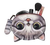 PED THORCHY PALLET - Custodia tesa per gli angoli, SAG ANIMALE | Portafoglio Con Coda Soffice Perfetta Per Un Regalo Di Compleanno Per Ragazze Con Pratica Chiusura, Grigio chiaro., Se