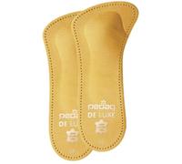 Pedag De Luxe 3/4 Solette per scarpe in pelle con riduzione e supporto per piede con dita aperte - Marrone, 38 EU
