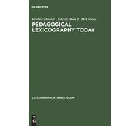 Pedagogical Lexicography Today (Copertina rigida)