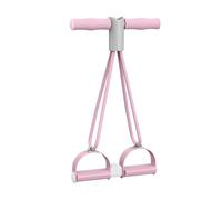 Pedal Ankle Puller - 4 tubi di tensione rope | Durevole Stretch Bands Auxiliary Training Device With No Slip Handles, Elastic Exercise Equipment for Waist Addome Arm Leg Slimming Fitness Workout Men