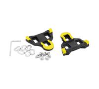 Pedal Cleats P2R compatibili con Shimano Road SPD-SL, mobili a 6° nero-giallo (