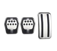 Pedal Cover Set Per Focus 2 MK2 3 MK3 2005-2016 Car Styling Accessori Auto Auto-Styling In Acciaio Inox Pedale Pad Copertura Footrest(STYLE 1)