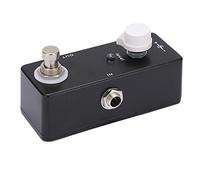 Pedal de efeitos de volume de guitarra, atenuador controlado por botão, pedal de impulso puro em miniatura para guitarra elétrica