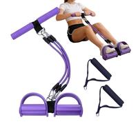 Pedal Puller Band, Elastic Yoga Strap, Resistance Band With 3 Tube Design, Exercise With Handle Grip, Fitness Equipment, Suitable For Workout Pilates Physical Gym Sit Ups Stretching