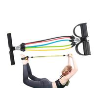 Pedal Puller, Sit Up Gear, 24.41 Inches Elastic Arm Trainer, Nonslip Adjustable Tool for Home Leg Fitness Waist Slimming Stretch Indoor Workout Daily Full Body Exercise Routines
