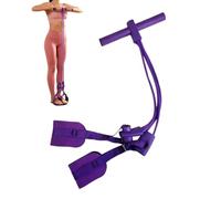 Pedal Resistance Band, Non Slip Stretch, Elastic Exercise Equipment | Multiuse Pedal Resistance, Band With Handle, Versatile for Home, Gym Office Dorm, Travel Full Body, Physical Fitness Training