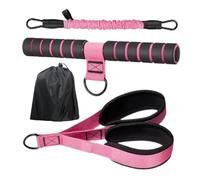 Pedal Resistance Band With Handle - Attrezzatura Allenamento Regolabile da 27,2 kg a 13,6 chilogrammi,Bande Di Resistenza Per Gambe E Addominali - Palestra Yoga Pilates Addominali e Sit Up per Donne