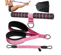 Pedal Resistance Band With Handle - Attrezzatura da allenamento regolabile da 27,2 a 13,6kg,Bande Di Resistenza Per Gambe E Addominali | Palestra Yoga Pilates Addominali e Sit Up per Donne