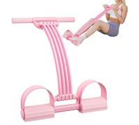 Pedal Resistance Band With Handle - Latex 33x51cm | Exercise Band, 8-Tube Adjustable Multifunctional Bands With Handle | Home Workout Equipment For Gym Fitness Indoor Outdoor Full Body Stretching Leg