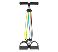 Pedal Strength Training Rope - 24,41 inch Resistance Band | Foam Pedal Puller - 5 tubi Sit Up Exerciser, 100lb Fitness Equipment, Ideal for Home Gym Yoga Pilates Elastic Stretching