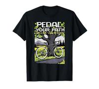 Pedala Il Tuo Percorso Trail Bike MTB Ciclismo Ciclista Bikepacking Maglietta