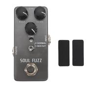 Pedalata di fuzz di chitarra elettrica Volume regolabile Volume Gain Controllo Effetto Effetto compatto con cuscinetto in gomma non slip per chitarristi elettrici in lega di