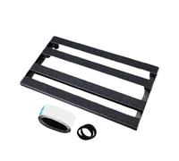 Pedalboard per chitarra, effetto compatto, pedaliera portatile e robusta, accessorio per strumenti in alluminio di alta qualità, per amanti della musica Live Performance Studio, set di registrazione