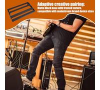 Pedalboard Per Chitarra - Pedalboard Effetti Compatto e,Strumentali Robusti Per Appassionati Adulti Professionisti Performance Migliorata