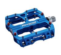 Pedale a Fuga Inversa per MTB - Colore Blu, Resistente e Leggero in Alluminio