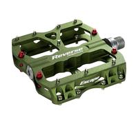 Pedale a Fuga Inversa Verde per MTB - Resistente e Affidabile per Bike Park