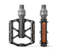 Pedale a sgancio rapido progettato con precisione per bici pieghevoli Brompton, supporto a triplo cuscinetto, telaio in lega 6061, suola focalizzata sull'impugnatura (nero)
